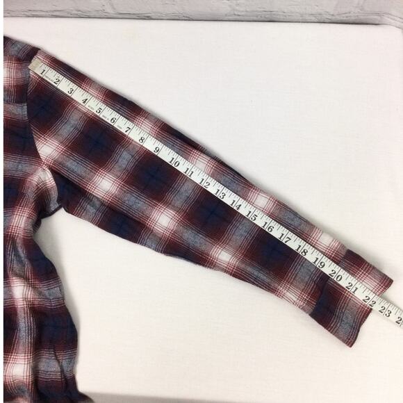 Cumberland Outfitters by Ely Western Cowboy Pearl Snap Plaid Cotton Flannel XL - Picture 13 of 13